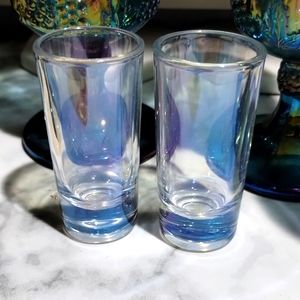 Clear Iridescent Shot Glasses